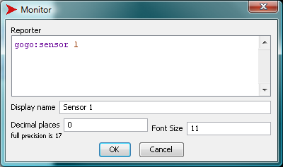 Sensor monitor